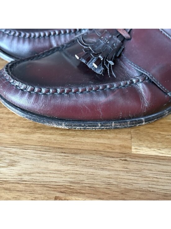 Allen Edmonds Stowe Tassel Loafer Size 10.5 D Brown Genuine Leather Made In USA main image 9